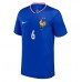 Camiseta Francia Eduardo Camavinga #6 Primera Equipación Eurocopa 2024 manga corta